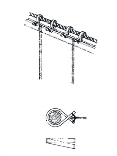деревянные раксы для крепления косого паруса